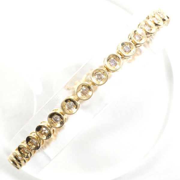 18K Yellow Gold Diamond Bracelet for Women - Elegant Tennis Bracelet with Real Diamonds, Perfect for Weddings, Anniversaries & Special Occasions
