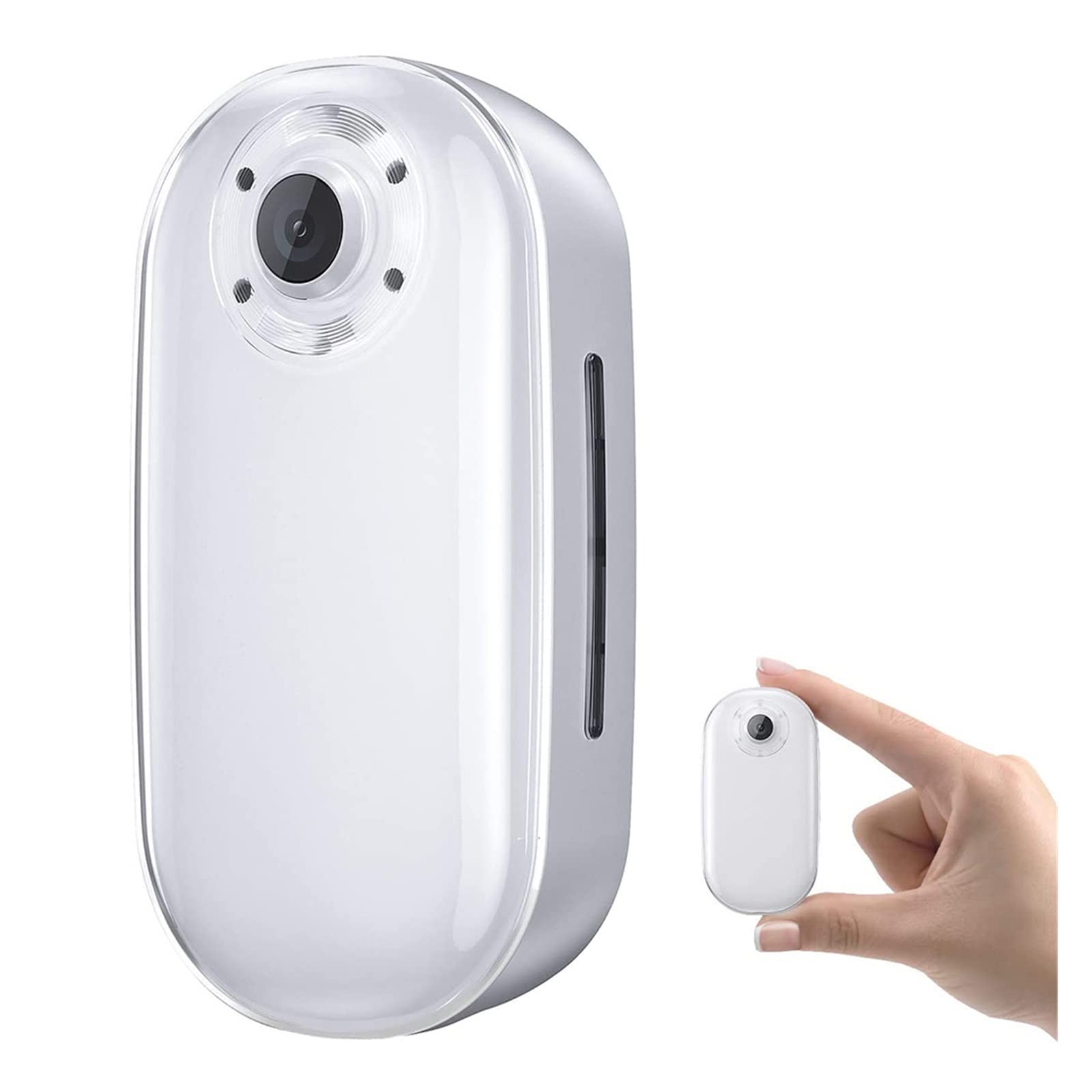 BODORME 4K30FPS Keychain Action Camera with EIS 2.0 - 20MP Mini Body Camera, 60min Video Recording, Slow Motion, Hands-Free Vlogging - Perfect for Outdoor Adventures, Travel Vlogging & Sports Recording
