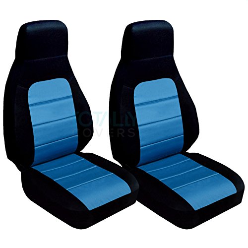 Black and Light Blue