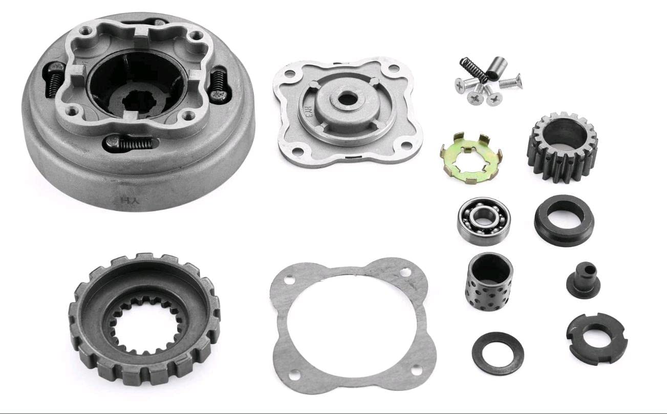 17T Manual Clutch Assembly for 50cc-125cc Dirt Bikes, ATV & Go-Karts - Compatible with Taotao & More - Perfect for Off-Road Racing & Engine Maintenance