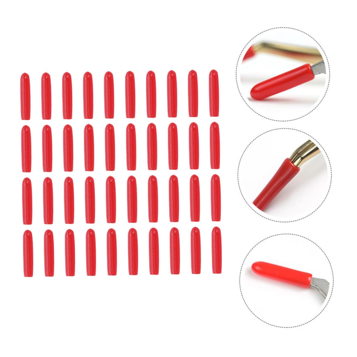Non-Slip Silicone Lash Tweezer Cover Protector - Tip Protector for Eyelash Extensions - Perfect for Salon, Home Use & Professional Lash Artists
