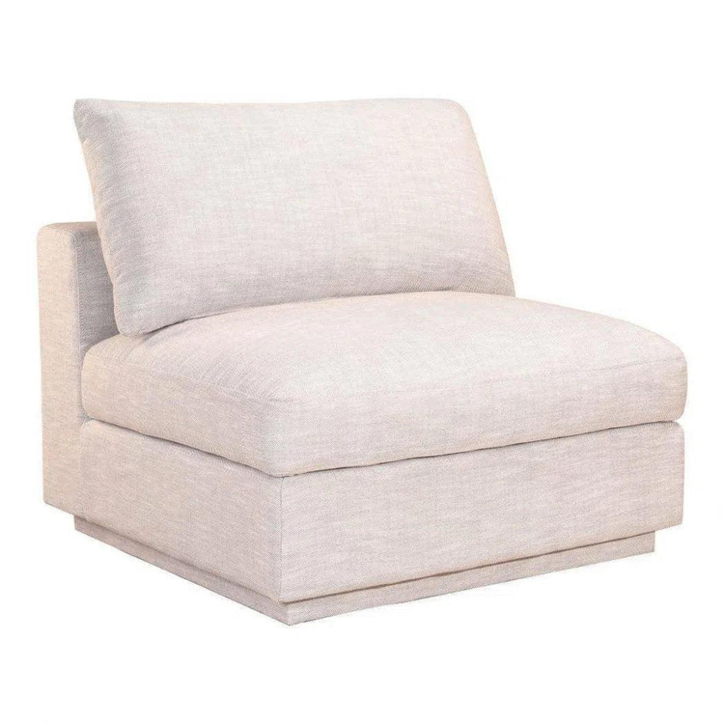 5-Piece Taupe Fabric Modular Sofa Set - Modern Sectional Couch for Living Room, Lounge & Family Room Comfort