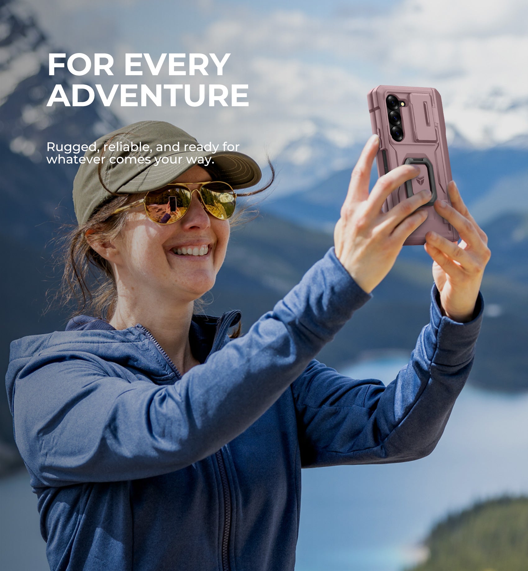 Dexnor Heavy Duty Shockproof Rugged Case for Samsung Galaxy Z Fold 6 with Hinge Protection, Built-in Screen Protector & Kickstand - Perfect for Outdoor Adventures, Work & Travel