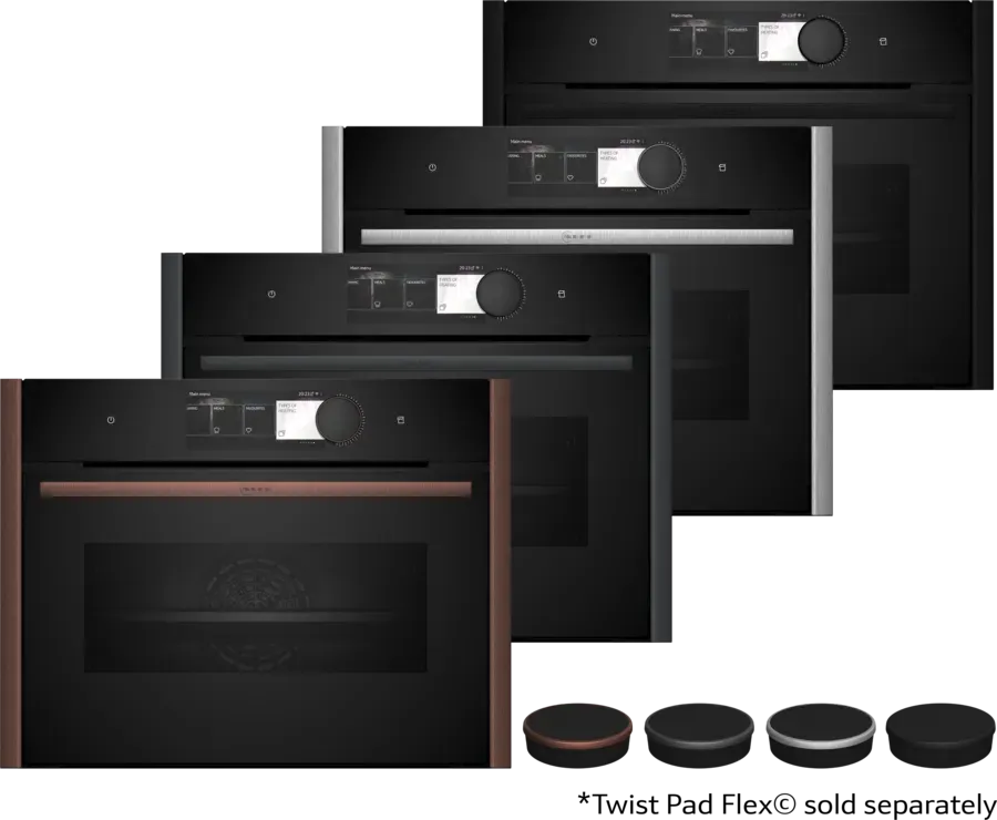 Neff Flex Design 45cm Built-In Steam Oven N90 C29FY5CY0 - Perfect for Modern Kitchens, Baking & Healthy Cooking