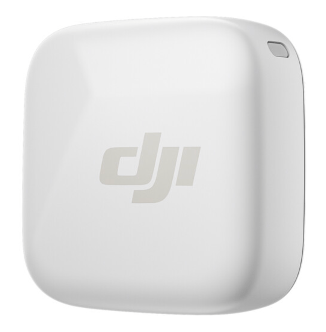 DJI Mic Mini Clip-On Wireless Microphone Transmitter (2.4GHz, Arctic White) - Compact Lavalier Mic for Vlogging, Interviews & Content Creation
