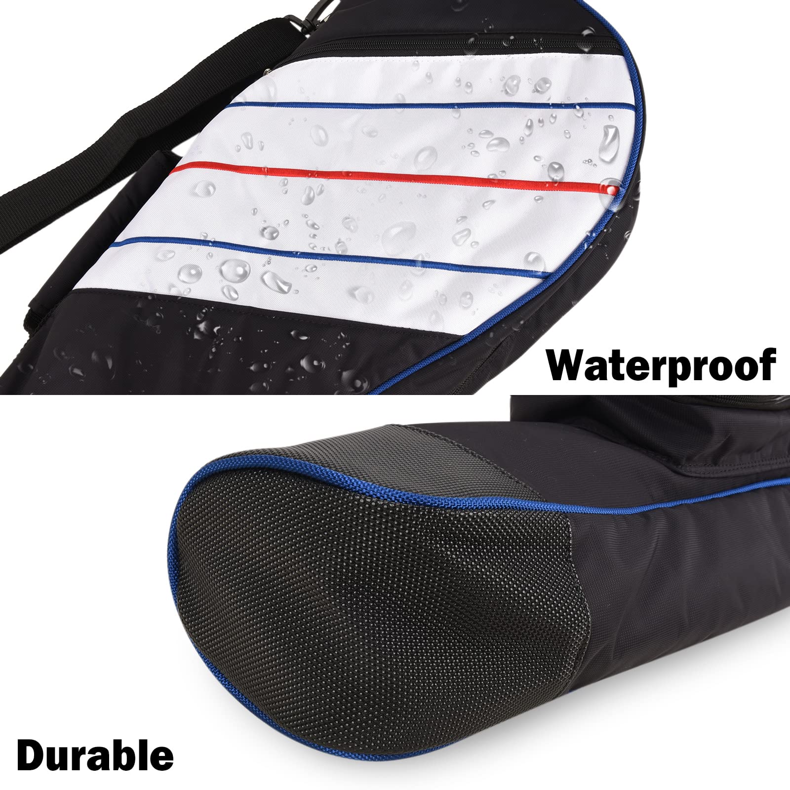Lightweight Big Teeth Golf Sunday Bag for Driving Range & Practice | Small Par 3 Golf Bag with Carry Shoulder Strap | Foldable & Multi-Color | Perfect for Weekend Golfers & Club Storage
