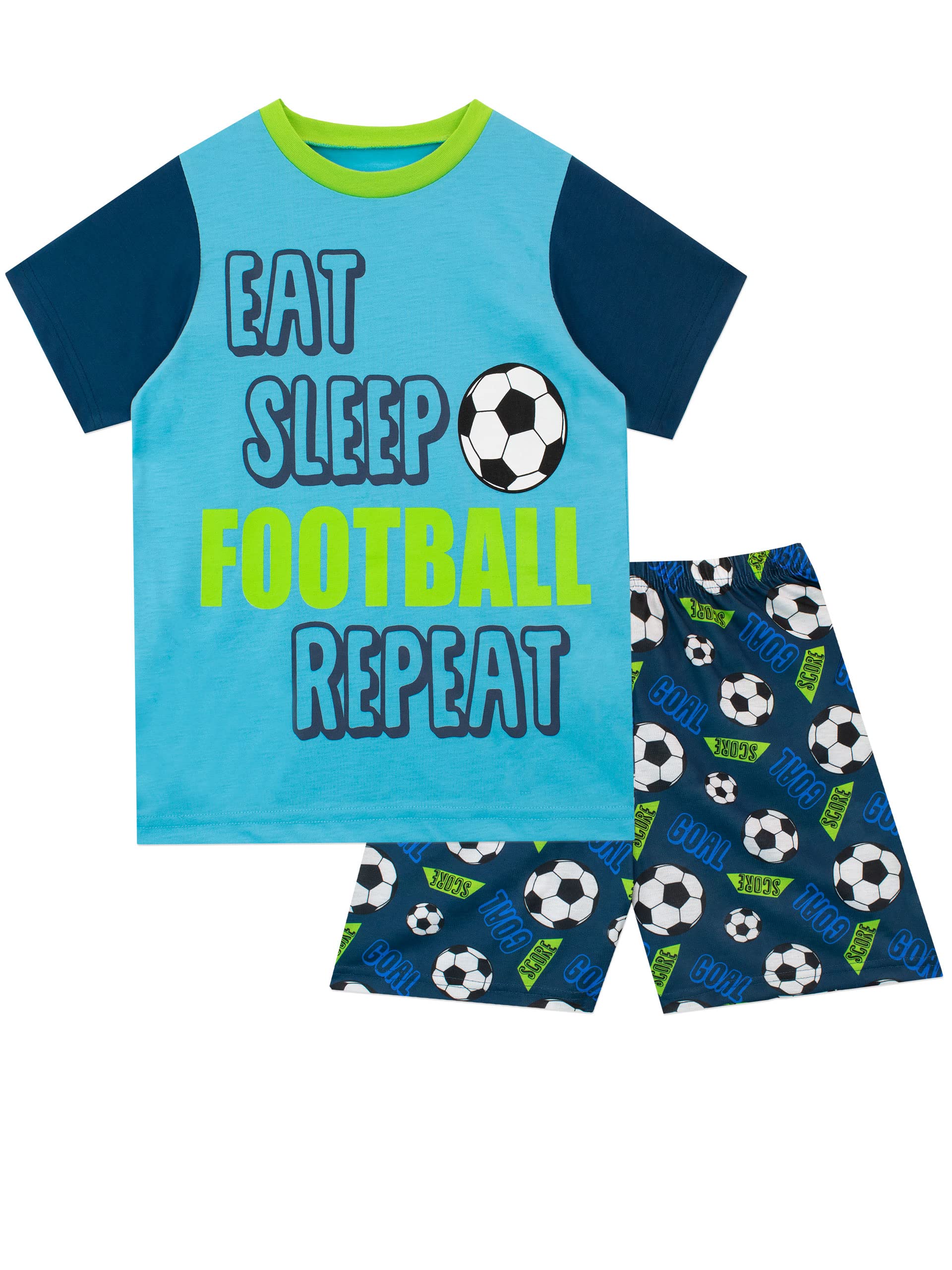 **Boys' Football Pajamas Set - Soft & Comfortable Sleepwear for Kids - Perfect for Bedtime, Lounging & Sleepovers**