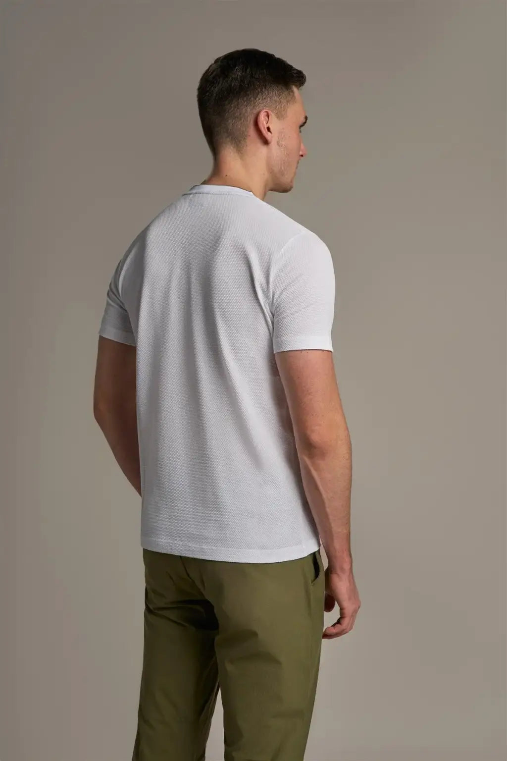 Cavani Men's Byron White T-Shirt - Classic Cotton Crewneck Tee for Casual Wear & Everyday Outfits | Perfect for Work, Gym, and Weekend Style