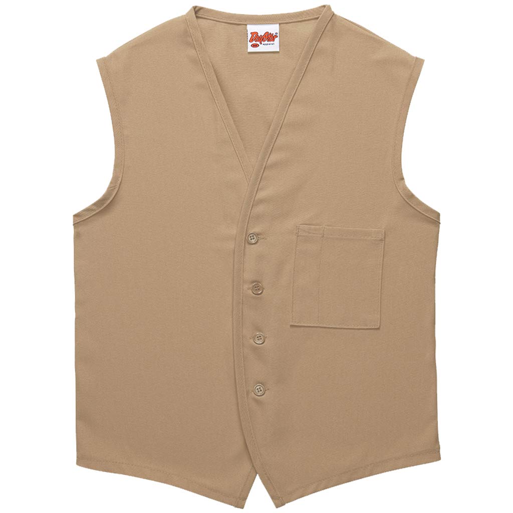 DayStar Apparel 740 Unisex One-Pocket Button Vest - Casual & Workwear for Men & Women | Perfect for Outdoor Activities, Office Wear & Layering