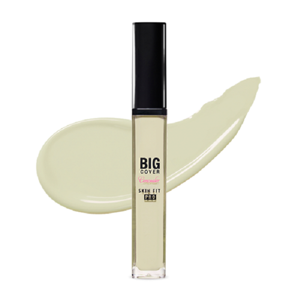 Etude House Big Cover Skin Fit Concealer Pro - Full Coverage, Long Lasting, Waterproof Concealer for Dark Circles, Blemishes & Acne - Perfect for Everyday Makeup & Photo Shoots