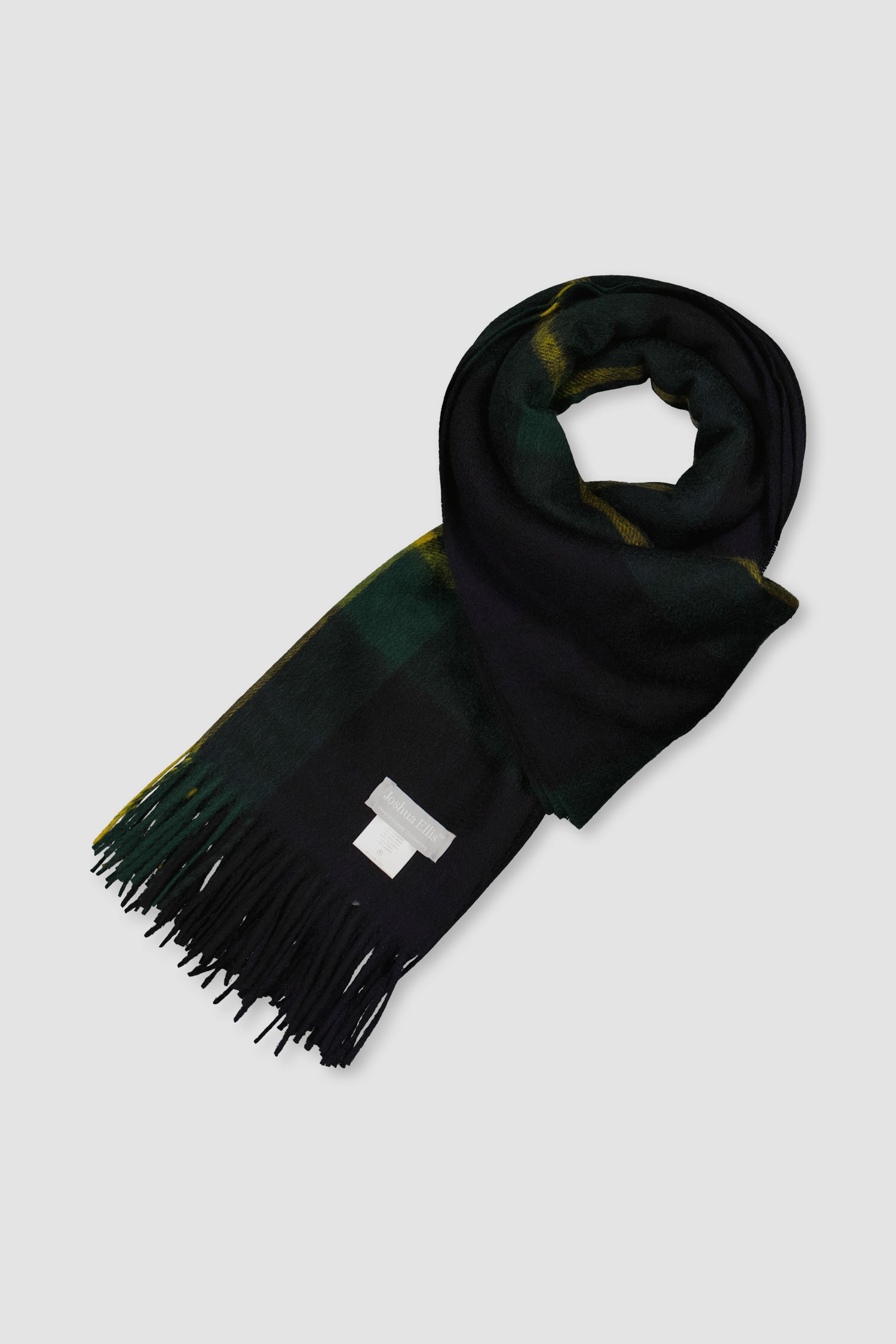 Joshua Ellis Dress Gordon Classic Tartan Scarf - Premium Wool Plaid Wrap for Men & Women - Perfect for Winter Fashion, Office Wear and Holiday Gifts
