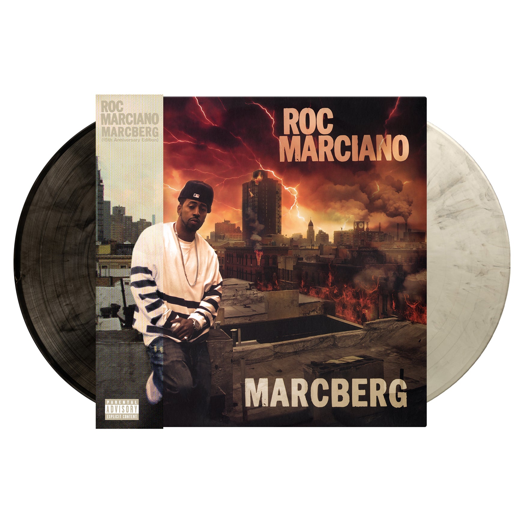 Marcberg 15th Anniversary Edition - Limited Colored 2xLP Vinyl with OBI Strip - Perfect for Hip-Hop Collectors & Music Enthusiasts
