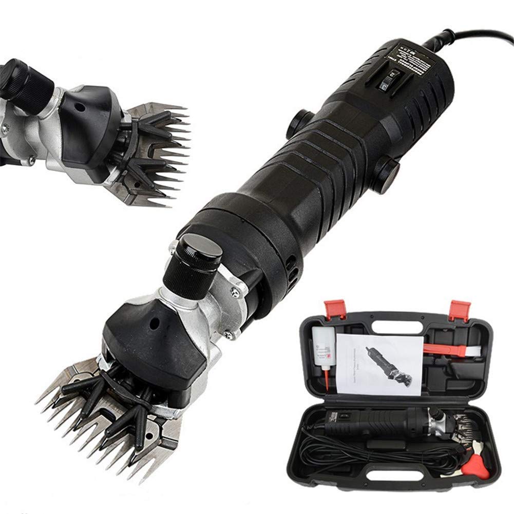 650W Professional Electric Sheep Shears - 6 Speed Adjustable Clippers for Livestock Grooming, Wool Shearing & Fur Trimming - Perfect for Sheep, Goats, Alpacas & Farm Animals