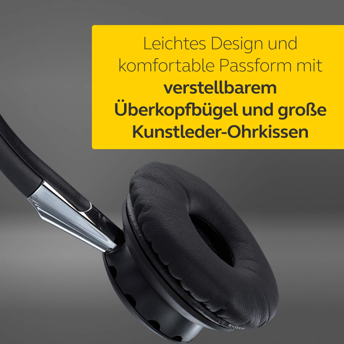 Jabra Biz 2400 II Duo USB Headset - Noise Cancelling Office Headphones for Clear Calls | Perfect for Remote Work, Call Centers & Business Communications