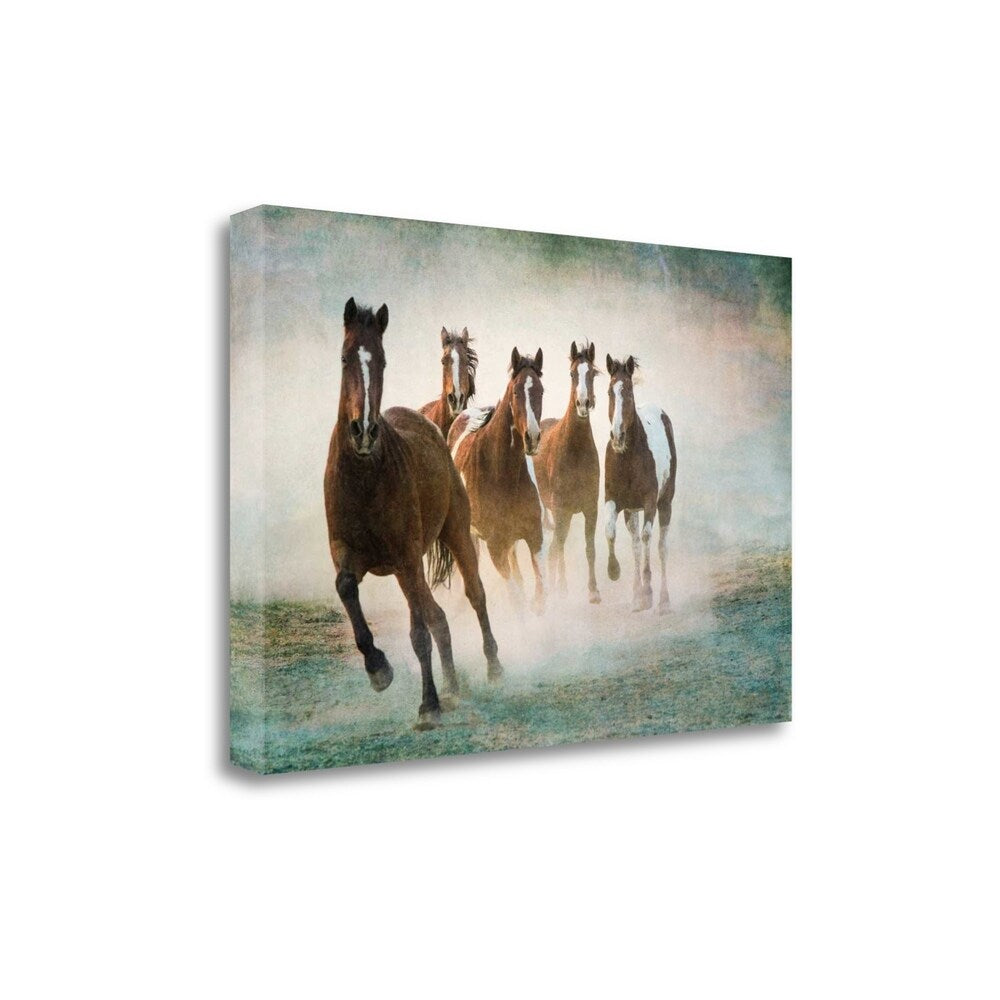 Blaze Of Glory By Wendy Caro - Premium Giclee Art Print on Gallery Wrapped Canvas - Wall Decor for Living Room, Bedroom & Office - Ready to Hang Fine Art Painting