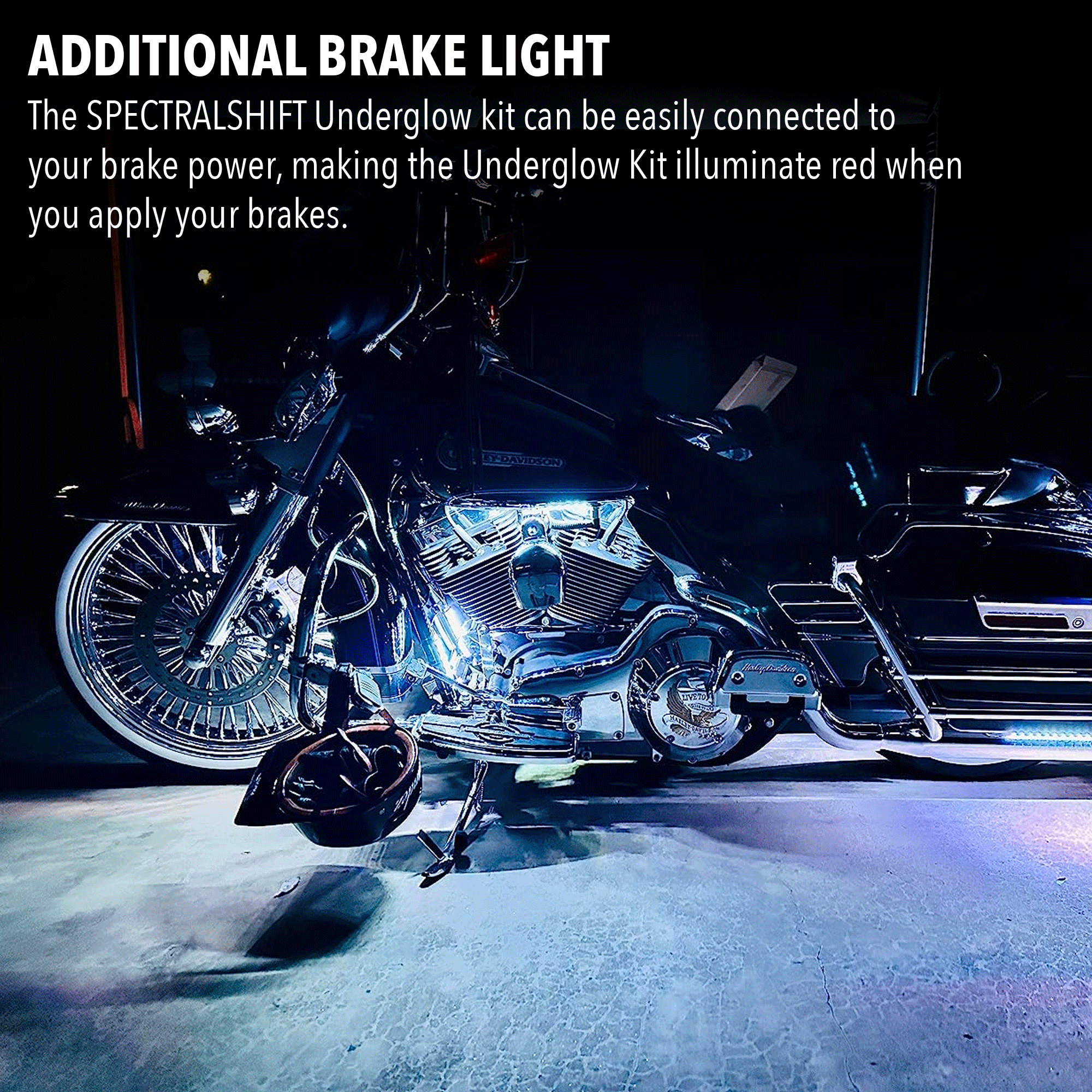 Eagle Lights SPECTRALSHIFT 12-Strip LED Underglow Kit - RGB Color Changing Car Accent Lighting for Trucks, SUVs & Motorcycles | Customizable Mood Lighting for Night Driving & Car Shows
