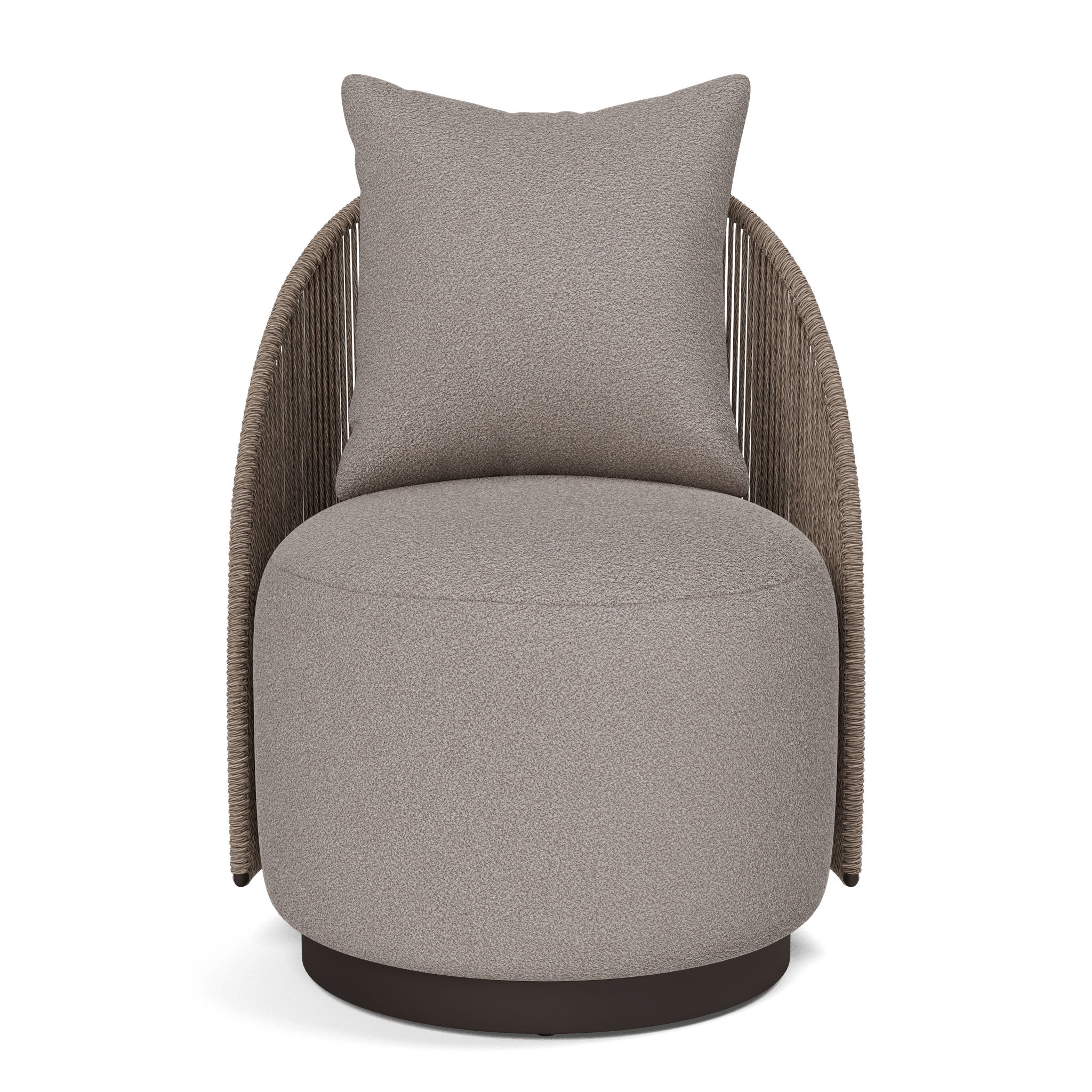 Milan Swivel Dining Chair - Modern Upholstered Kitchen Counter Stool with 360° Rotation - Perfect for Dining Room, Kitchen Island, Bar & Breakfast Nook