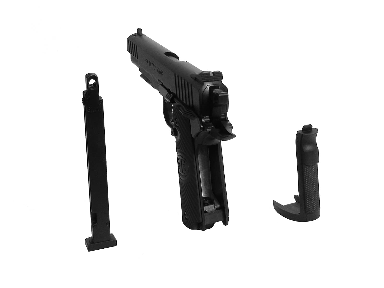 ASG STI Duty One Black .177 Caliber Steel BB Gun Air Pistol - Realistic Training & Target Shooting for Adults & Beginners | Home Defense, Outdoor Plinking, Airsoft Practice
