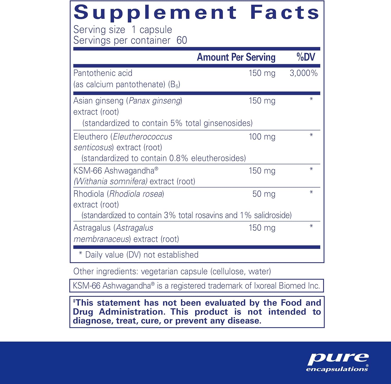 Pure Encapsulations Phyto ADR - Herbal Stress Relief Supplement for Adrenal Support | Supports Healthy Cortisol Levels & Stress Response - Perfect for Busy Professionals & Students