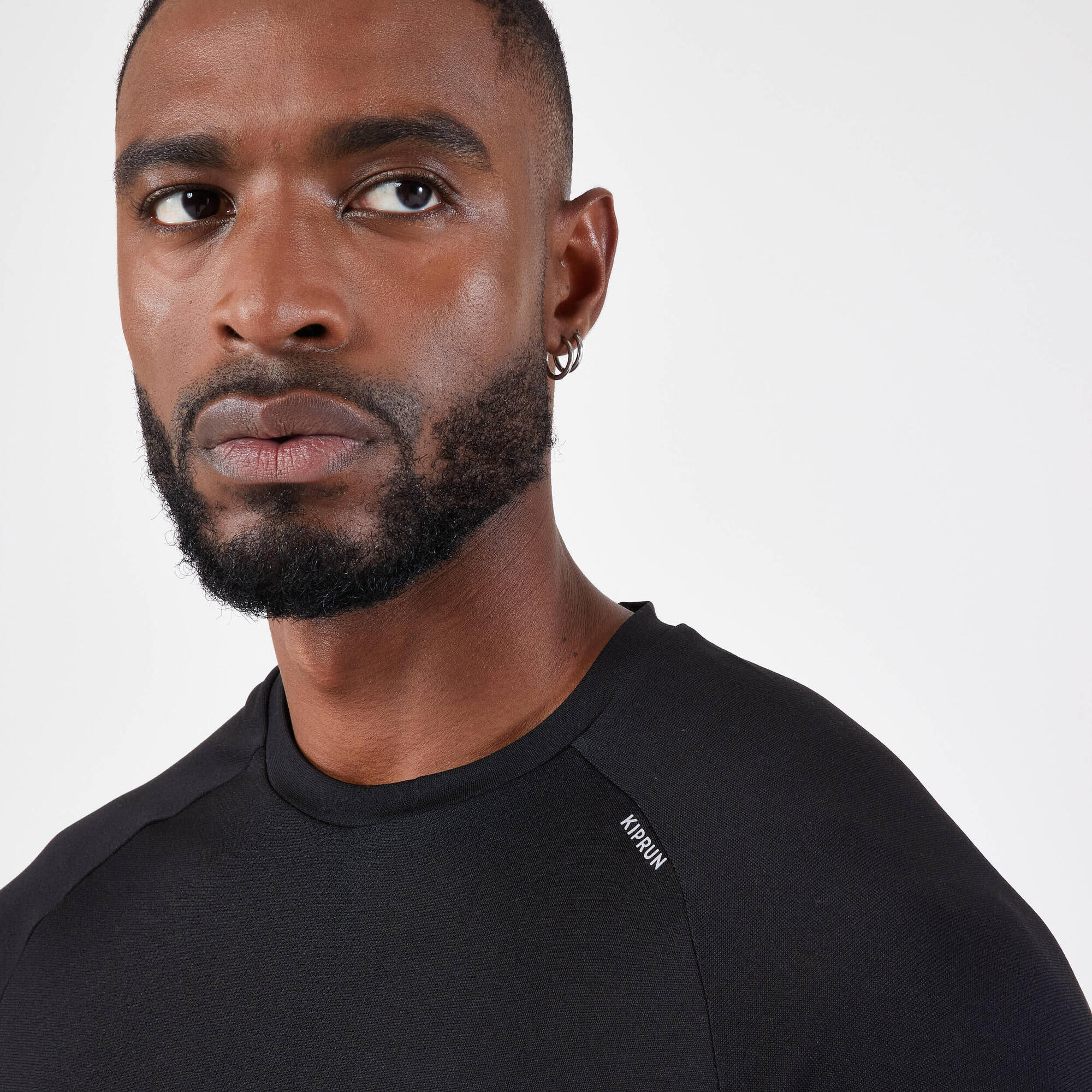 Kiprun Men's Run 500 Comfort Seamless Running T-Shirt - Breathable Moisture-Wicking Workout Top for Jogging, Gym & Outdoor Activities