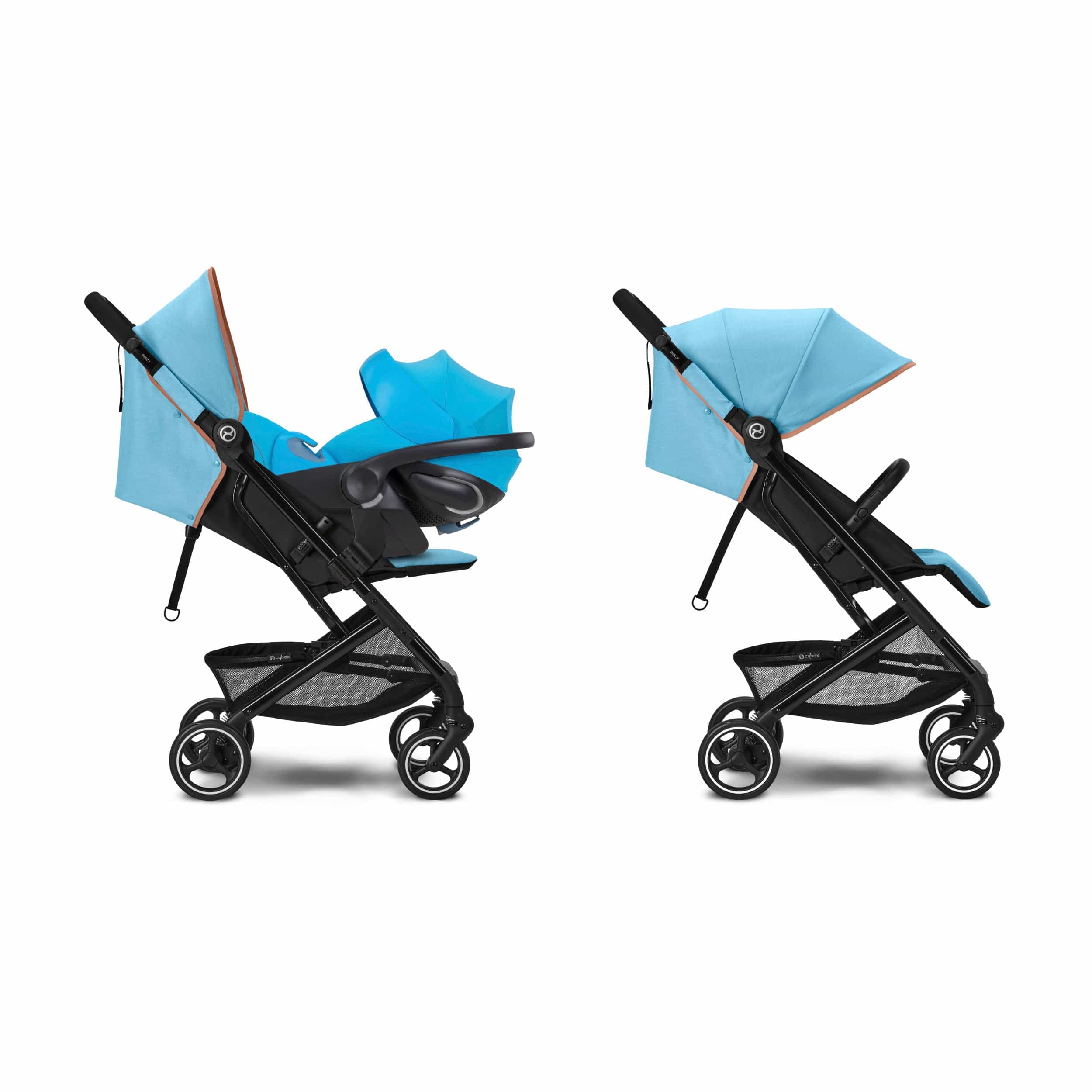 Cybex Beezy 2 Lightweight Compact Stroller for Travel & Everyday Use - Foldable Baby Stroller with Sun Canopy & Storage Basket | Perfect for Shopping, Walks & Airports