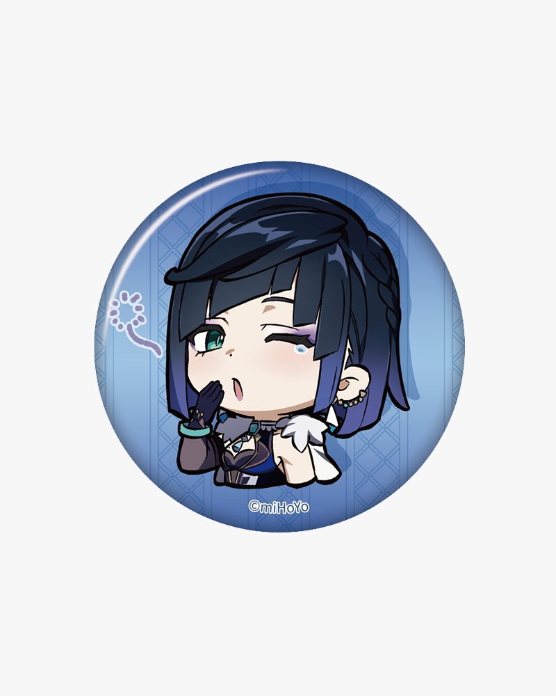 Genshin Impact© Chibi Character Emote Badge Vol.2 - Cute Anime Collectible Pins for Backpacks, Jackets & Cosplay - Perfect for Gamers & Anime Fans
