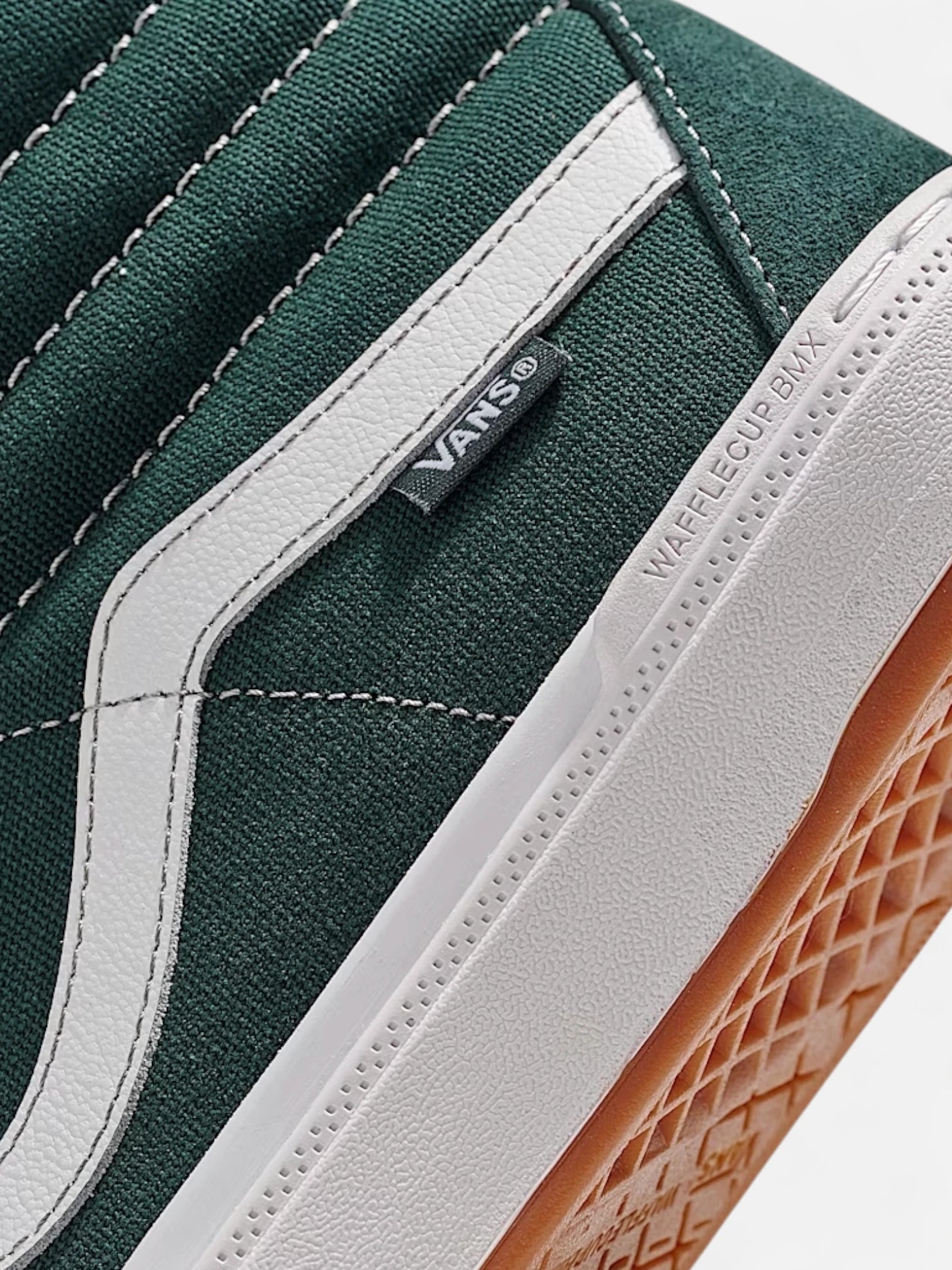 Vans BMX Sk8 Hi Sneakers - Dark Green High-Top Skate Shoes for Men | Durable & Comfortable for Skateboarding, BMX Riding & Casual Wear