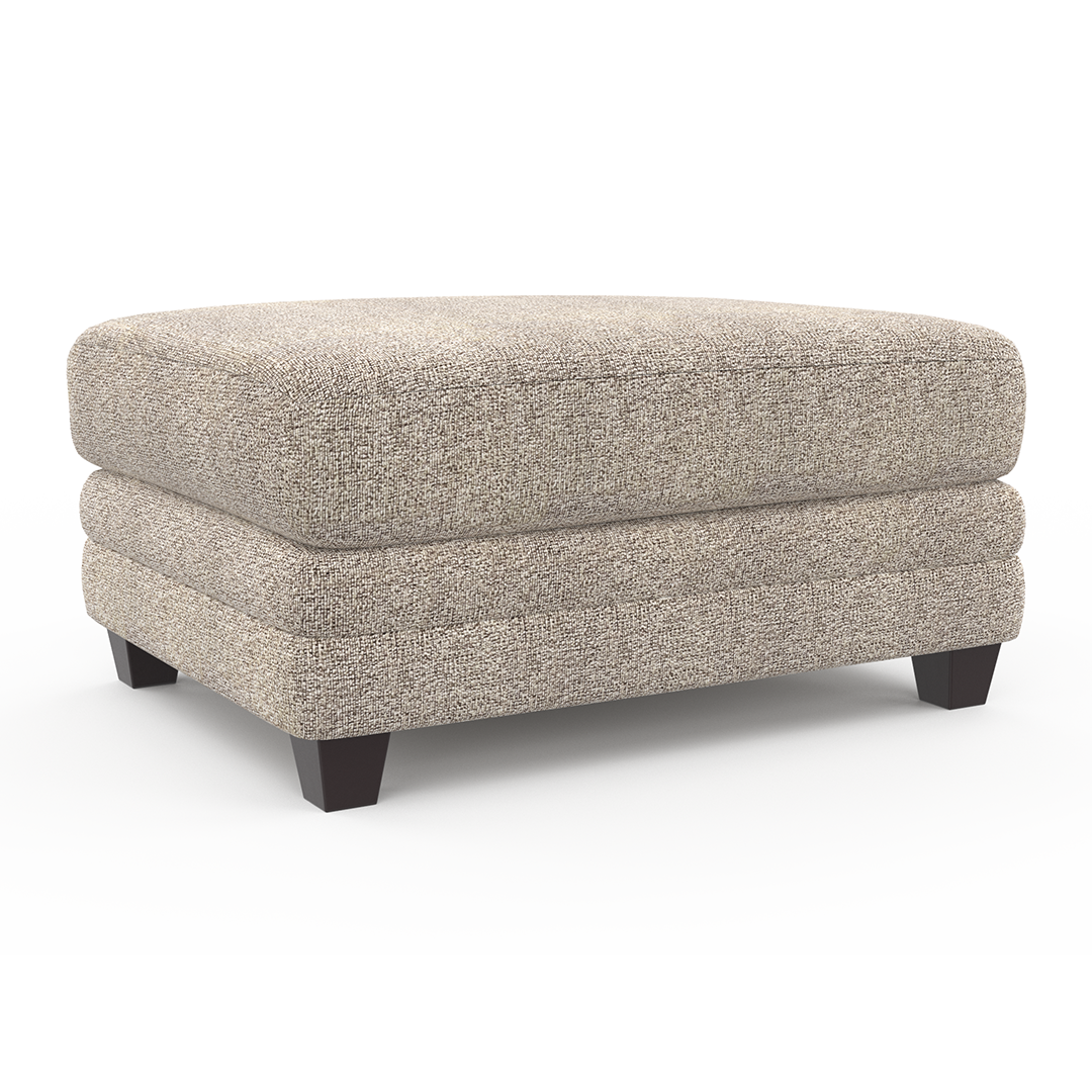 CozySoft Wool Ottoman Footrest - Plush & Durable Pouf for Living Room, Bedroom, Nursery - Perfect for Relaxing, Extra Seating & Home Decor