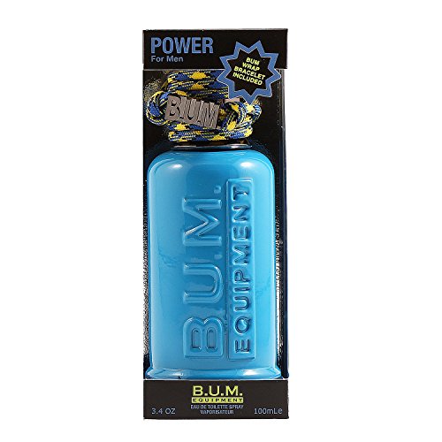 Bum Equipment Power Eau De Toilette Spray for Men - 3.4 oz Cologne | Fresh & Masculine Scent for Everyday Wear, Date Night & Office Use