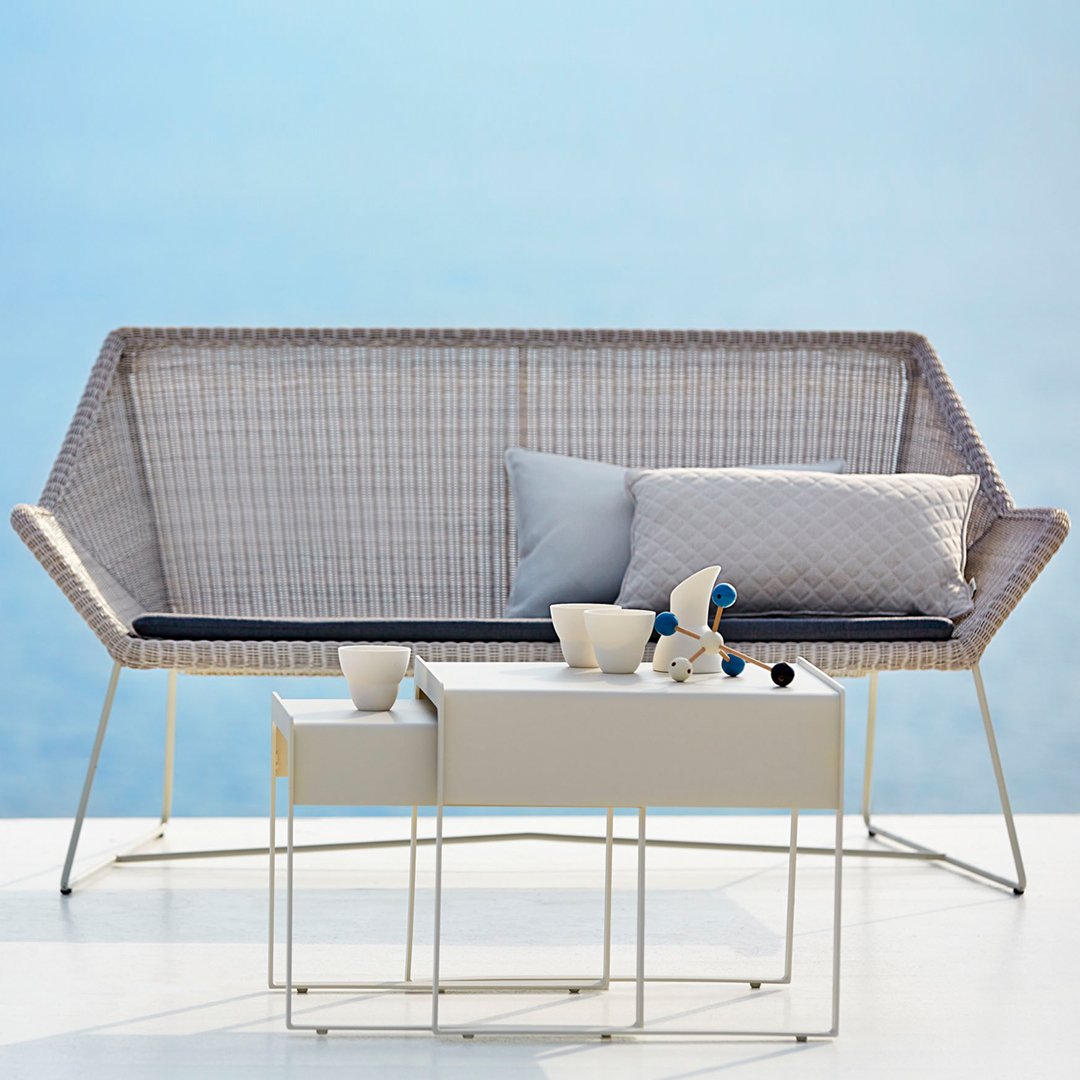 Breeze 2-Seater Outdoor Lounge Sofa - Waterproof Patio Furniture Set for Backyard, Garden & Poolside Relaxation