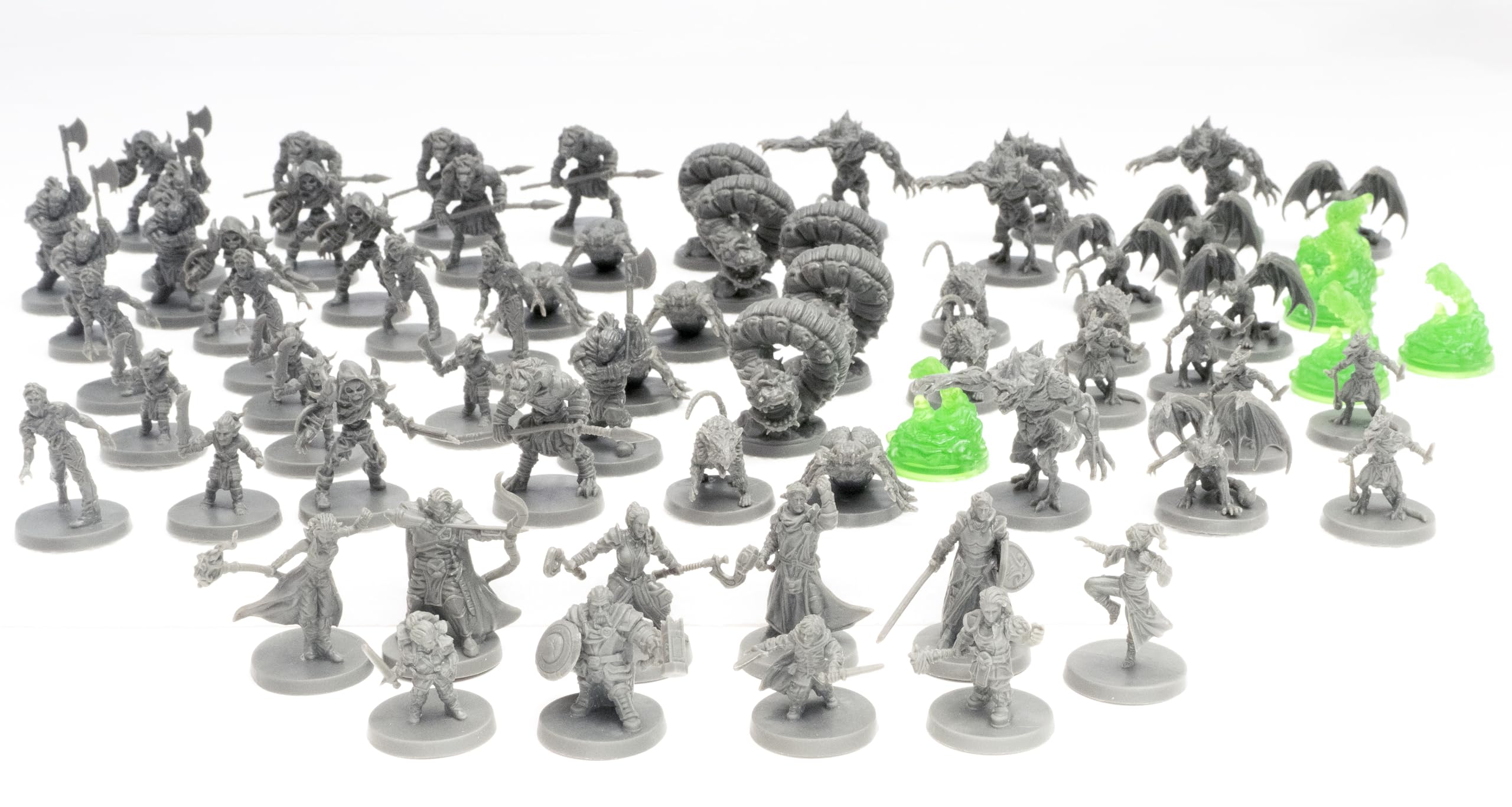 Blacklist Games Fantasy Series 1 Miniature Figures - RPG Tabletop Game Accessories for Dungeons & Dragons, Warhammer, and Fantasy Board Games