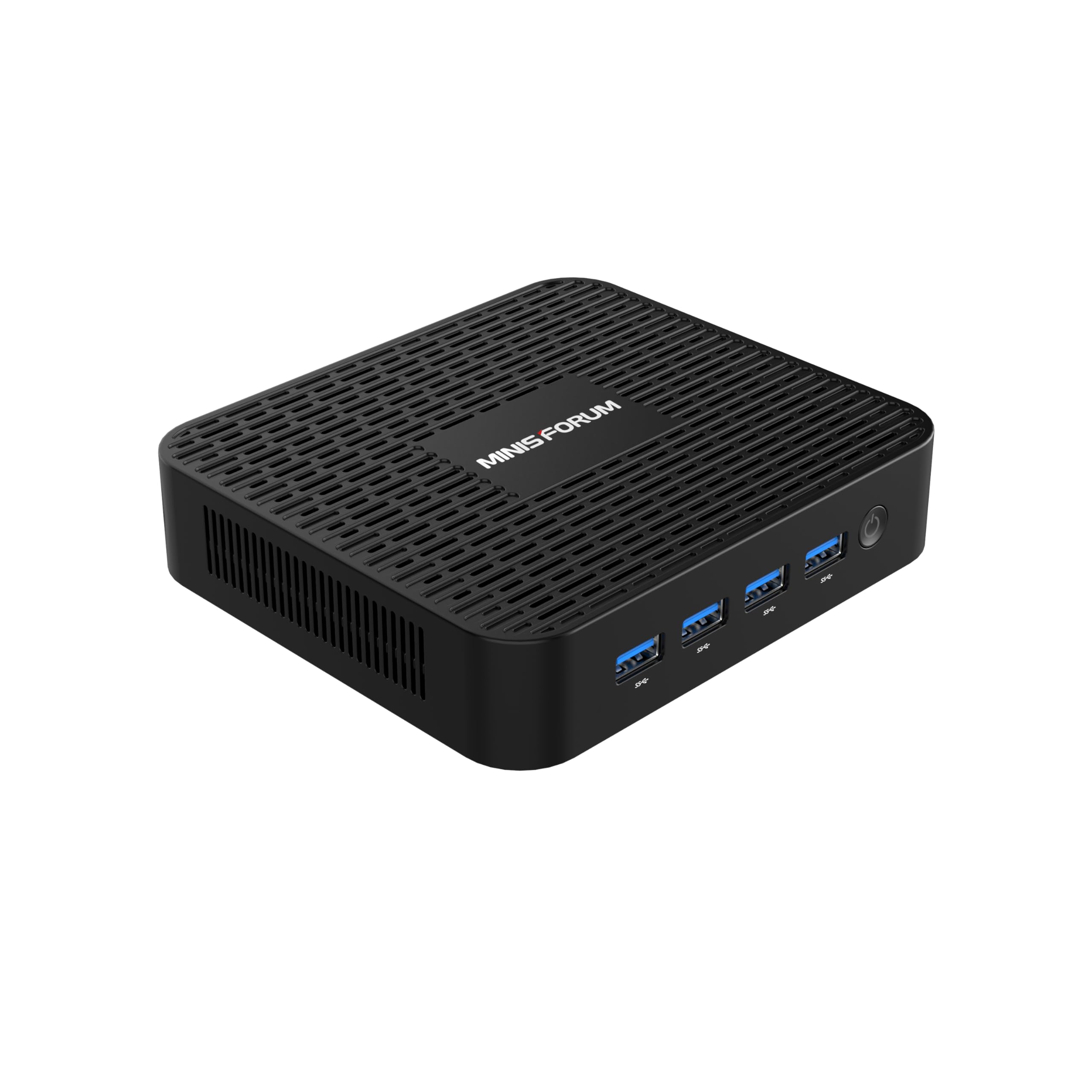 MINISFORUM GK41 Mini PC - Intel Celeron J4125 Quad-Core Processor up to 2.7GHz, 8GB DDR4 RAM, 128GB SSD, UHD Graphics 600, Dual HDMI/DP, 2x Gigabit Ethernet, 4x USB 3.0 - Perfect for Home Office, Digital Signage, and Light Gaming