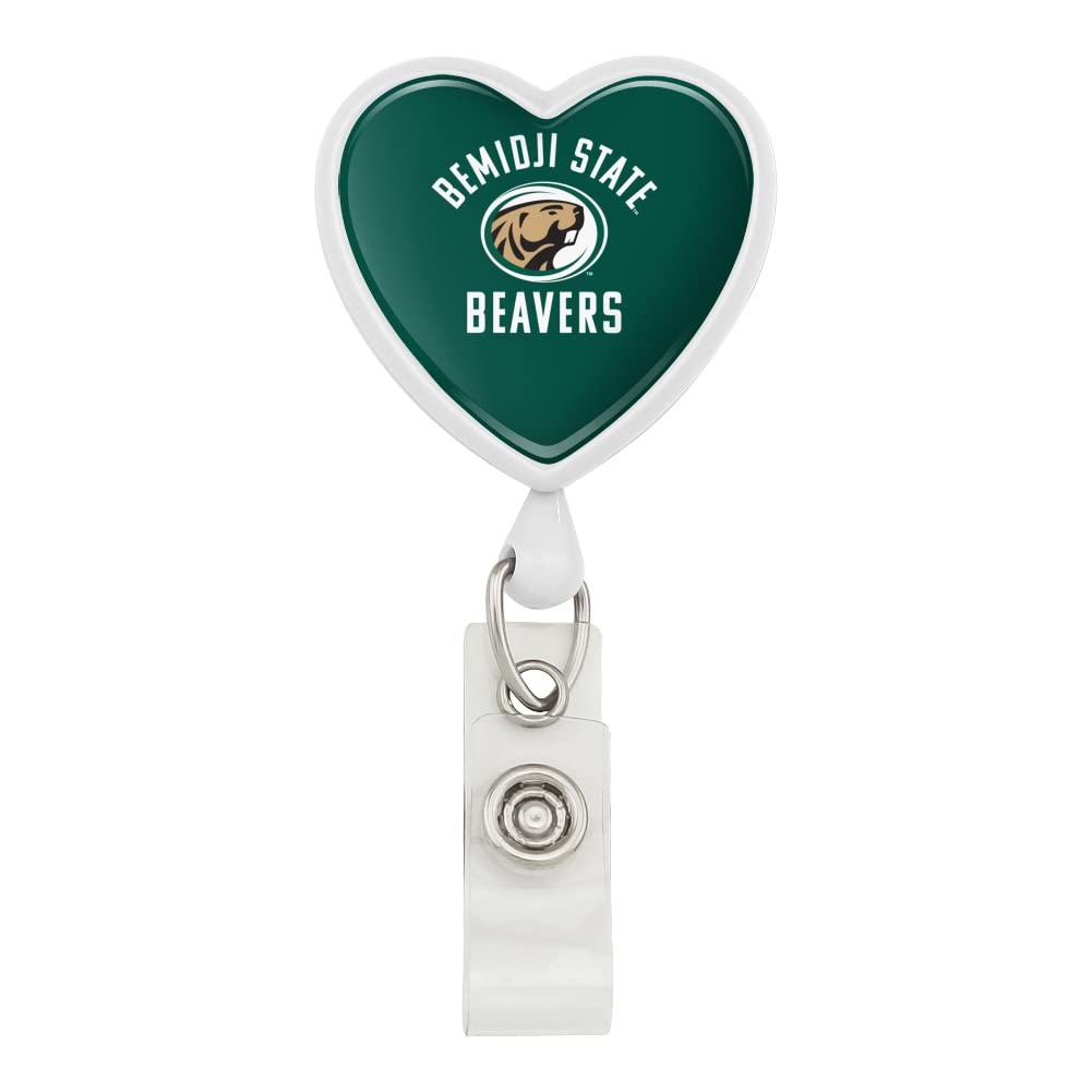 Bemidji State University Beavers Lanyard with Retractable Reel - Durable ID Badge Holder for School, Work & Events - Perfect for Students, Teachers & Staff