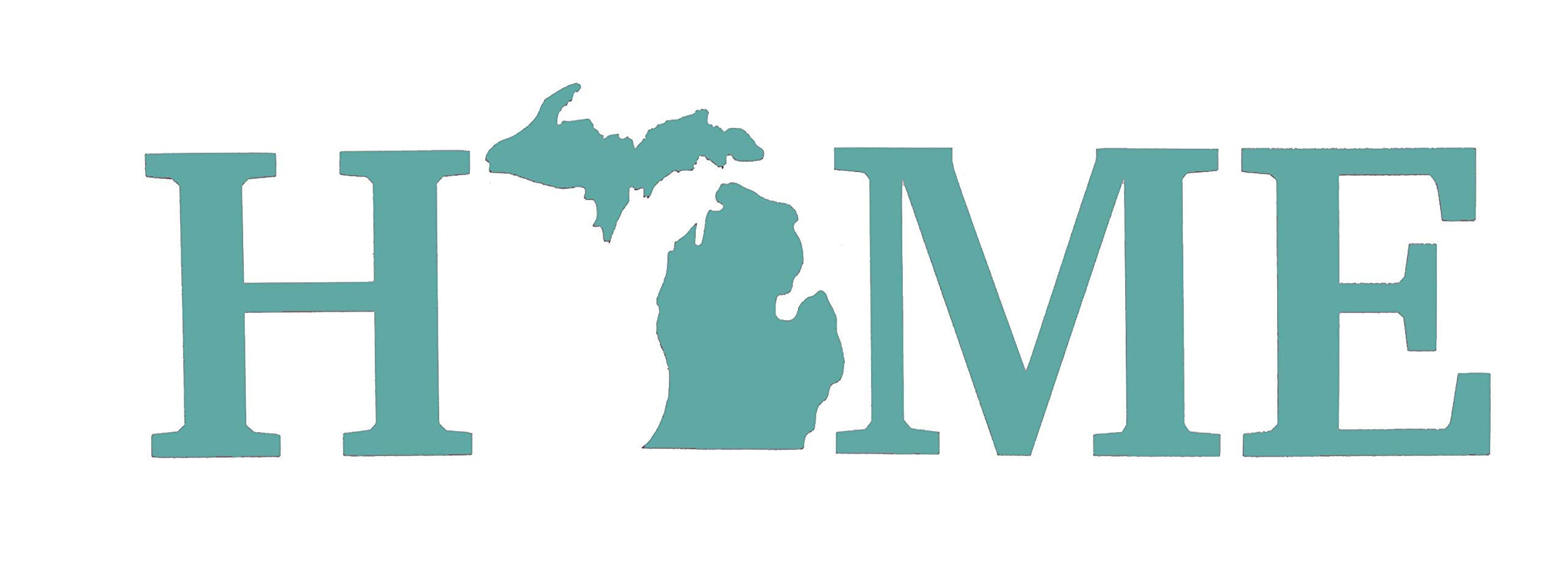 Custom Vinyl Michigan Home Decal - MI State Bumper Sticker for Tumblers, Laptops, Car Windows - Choose Color & Size - Perfect for Home Decor, Gifts, and Personal Accessories