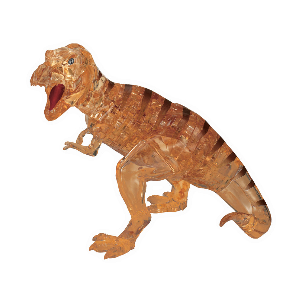 BePuzzled 3D Crystal T-Rex Dinosaur Puzzle - 49 Piece STEM Educational Toy for Kids & Adults - Fun Brain Teaser for Home Decor, Classroom Learning & Gift Giving