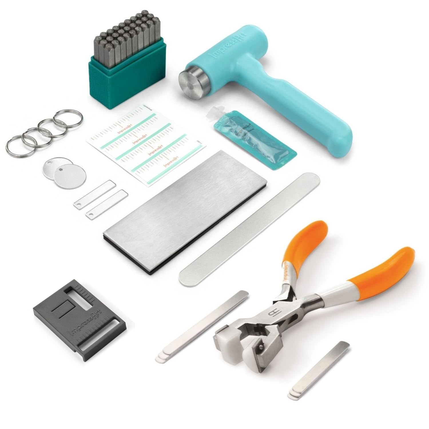 ImpressArt - Professional Metal Stamping Ring Making Kit for Jewelry Crafting, DIY Gifts, Custom Engraved Rings | Perfect for Wedding Bands, Anniversary Gifts & Handmade Jewelry Projects