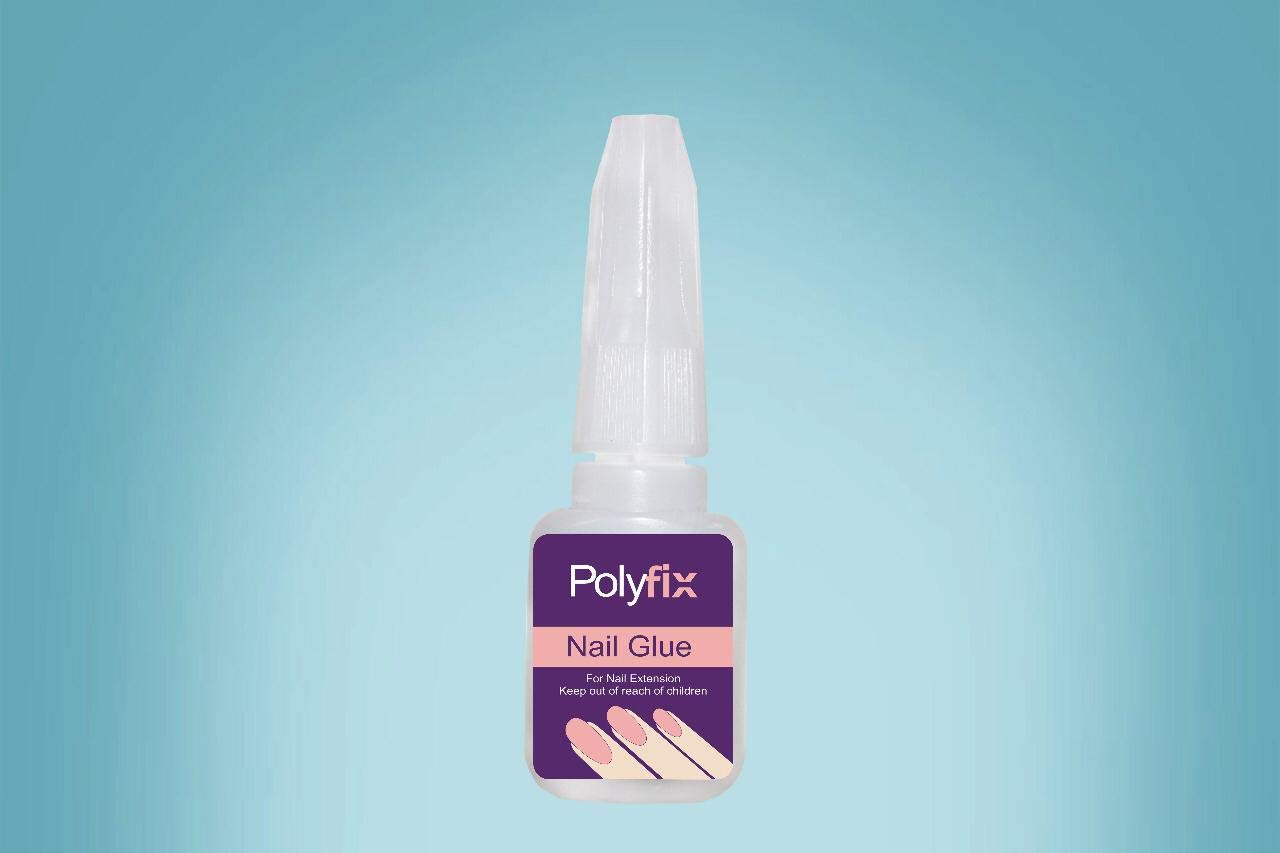 FStyler Professional Nail Glue with Brush Cap - Super Strong Instant Adhesive for Acrylic Nail Extensions & Nail Art (10g) - Perfect for Salon, Home Manicures & DIY Nail Designs