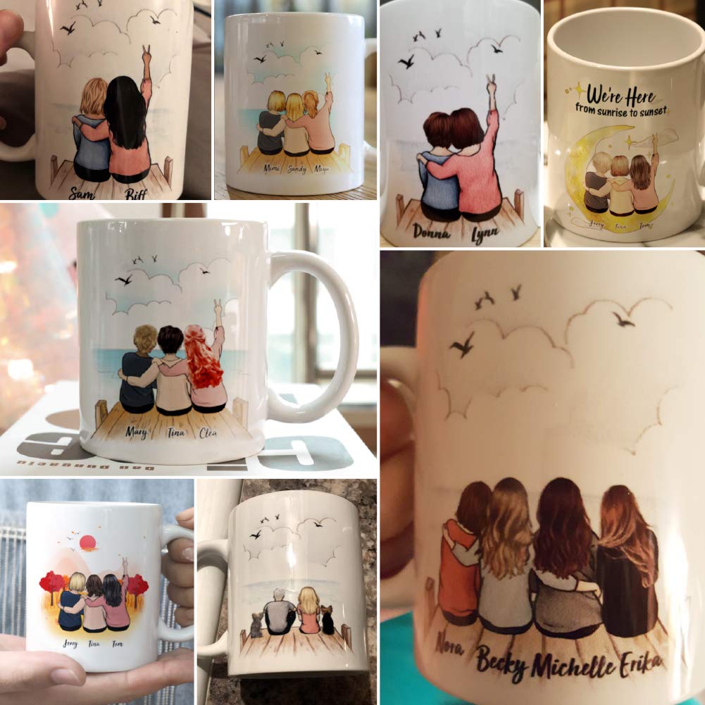 Personalized Photo Coffee Mug - Custom Picture 11oz Ceramic Mug for Couples, Families & Friends - Perfect Gift for Anniversary, Birthday & Holidays - Great for Home, Office & Gifting
