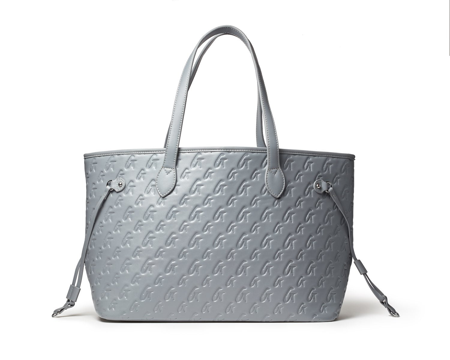 MONOGRAM GLAM TOTE BAG - Stylish Gray Designer Handbag for Women | Perfect for Work, Travel & Everyday Use