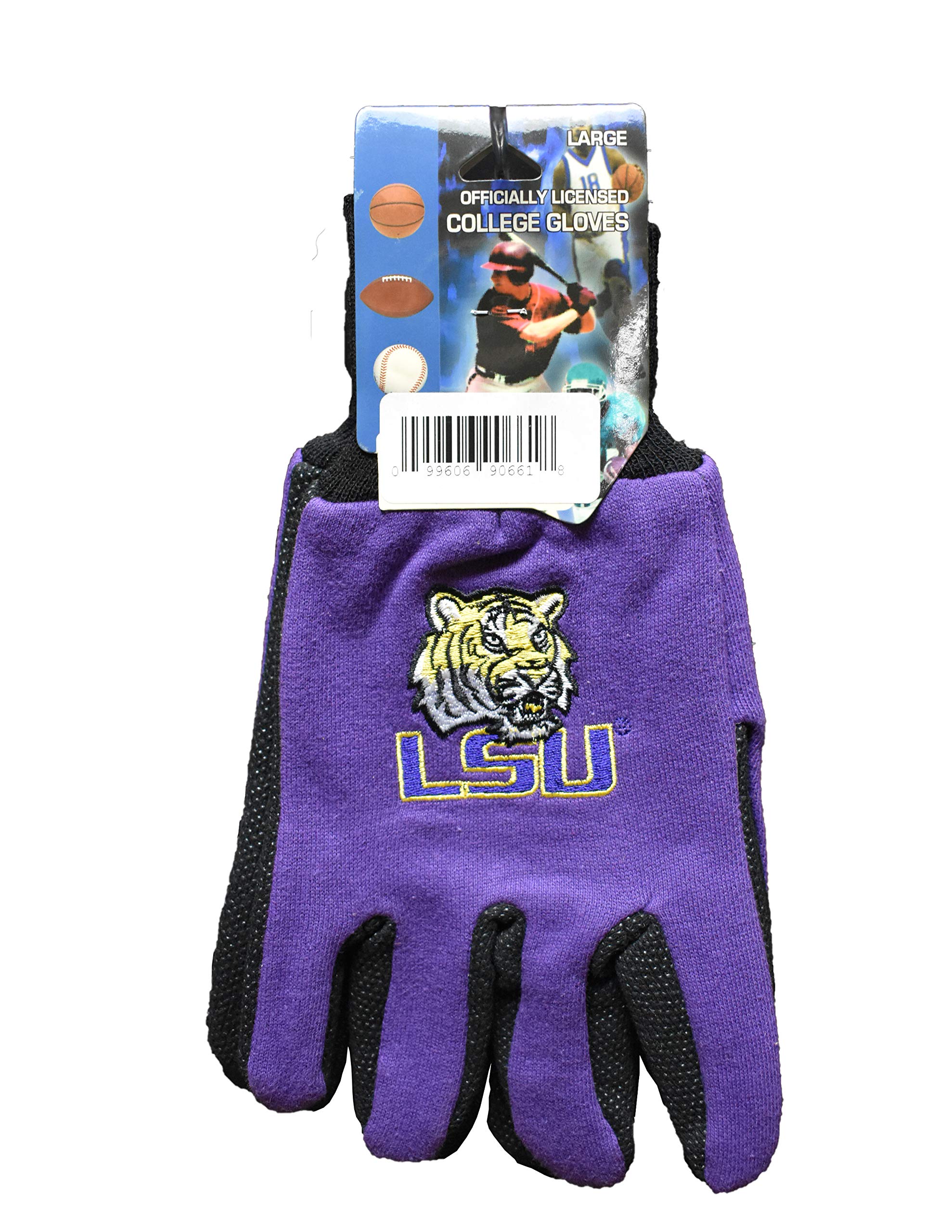 NCAA Two-Tone Football Gloves - Touchscreen Compatible for Training & Games - Perfect for Quarterbacks, Receivers & Fans