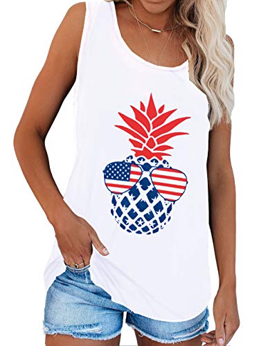 American Flag Pineapple