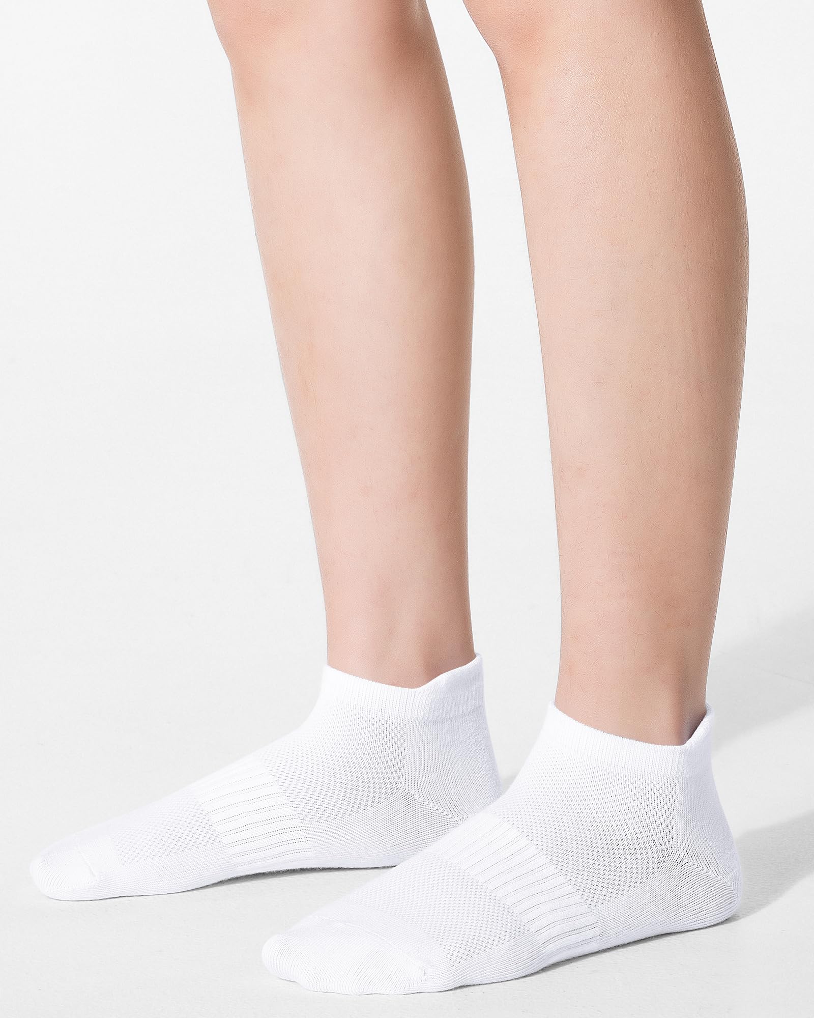 10 Pairs Kids Athletic Socks for Boys & Girls - Breathable Cotton Low Cut Ankle Socks with Half Cushion - Perfect for School, Sports & Everyday Wear