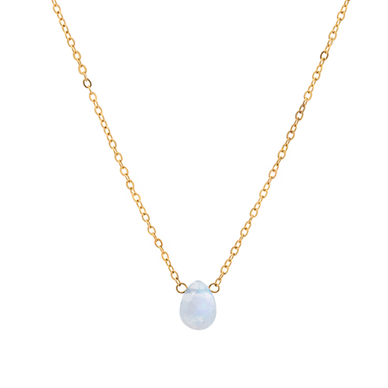 18K Gold Divine Pendant Necklace for Women - Elegant Religious Jewelry Gift for Baptism, Wedding & Special Occasions