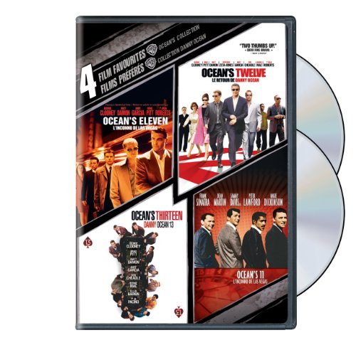 Ocean's Trilogy DVD Collection - Ocean's 11, Ocean's Twelve & Ocean's Thirteen (Bilingual English/Spanish) - Perfect for Movie Nights & Casino-Themed Parties