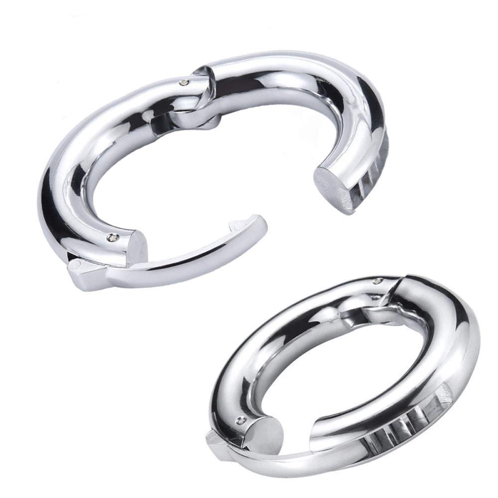 5.5oz 316 Stainless Steel Ball Stretcher - Adjustable Men's Testicle Weight for Intimate Play & Strength Training (XL Size, White) - Perfect for BDSM, Sensation Play & Male Enhancement