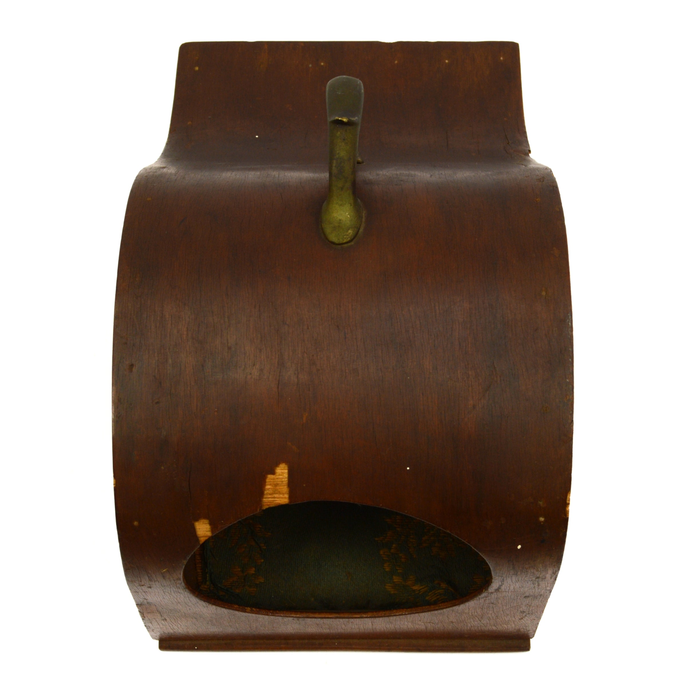 Antique Fraternal Ballot Box - Wood & Brass Secret Voting Box for Freemasons with Curved Top - Perfect for Masonic Lodge Meetings & Historical Collectibles