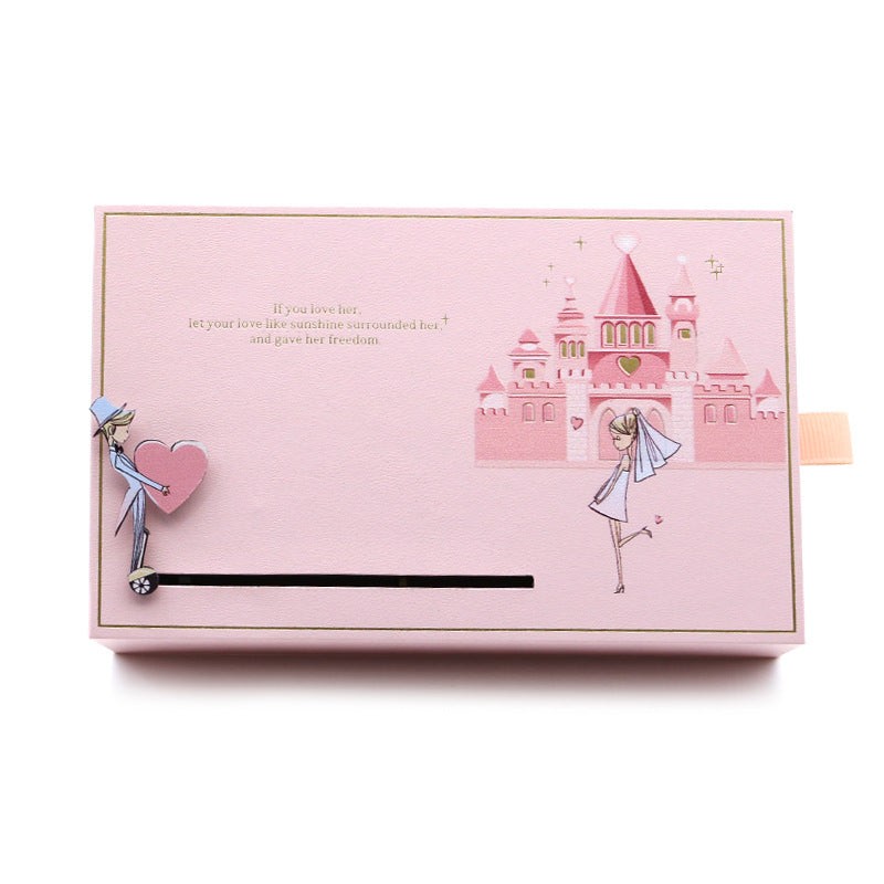 Love Castle Jewelry Box - Elegant Ring & Necklace Storage Organizer for Women | Perfect for Gifts, Travel & Home Decor