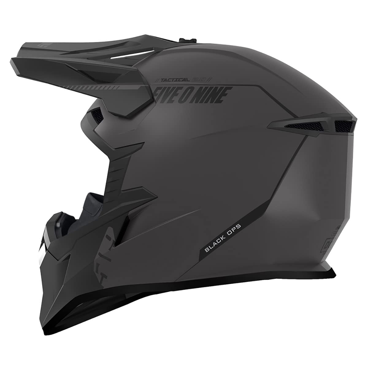 509 Tactical 2.0 Snowmobile Helmet - Matte Black Ops - XS Size - Lightweight DOT Certified Motorcycle ATV Dirt Bike Helmet for Winter Sports & Outdoor Adventures