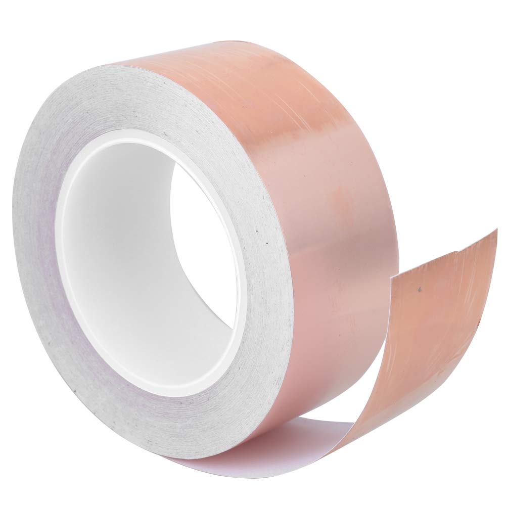 Premium Copper Foil Tape for EMI Shielding - Conductive Adhesive Backing for Electric Guitars & Electronics | DIY Repairs, Grounding, Crafts & RF Shielding Projects