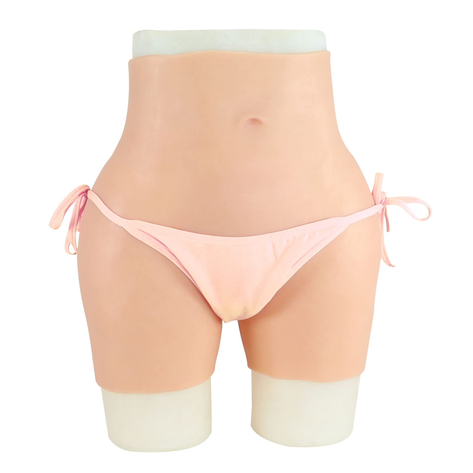 Realistic Silicone Fake Vagina Panties - Butt Enhancement Underwear for Men | Transgender Gaff Boxer Briefs to Hide Camel Toe | Perfect for Crossdressing, Cosplay & Intimate Wear